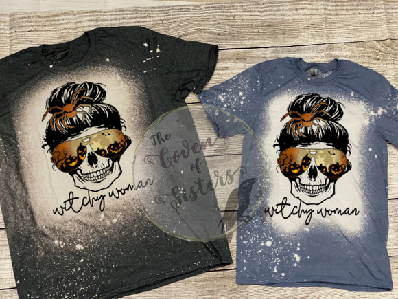 Witchy Woman Bleached Shirt *Sizes SM-XLG*