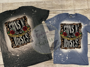 Guns N Roses Bleached Shirt *Sizes 2XL-5XL*