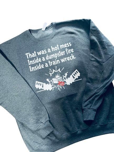 Hot Mess 2.0 Hoodie -Sweatshirt - Long Sleeve