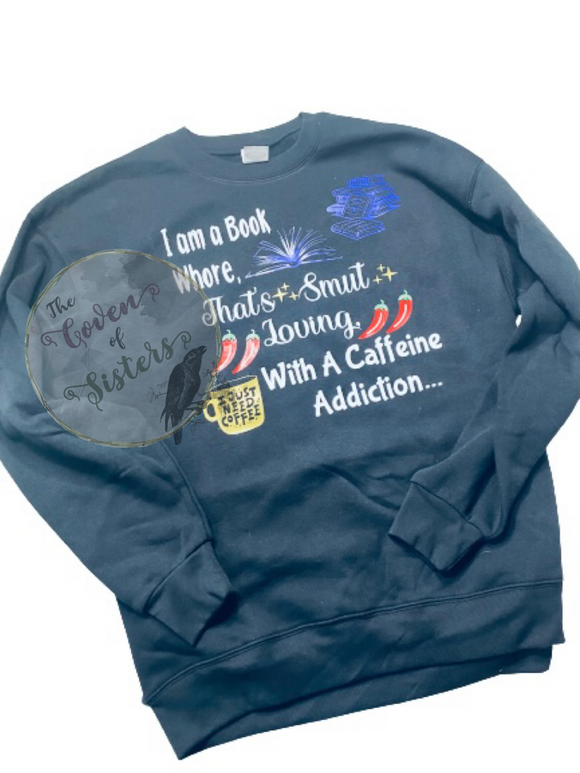 Book Whore Hoodie -Sweatshirt - Long Sleeve