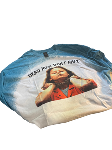 Dead Men Don’t Rape LARGE Galapagos Blue Shirt